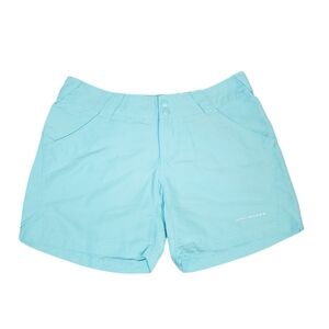 Columbia Mint Green Professional Fishing Gear Shorts Small